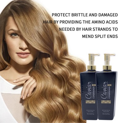 Caviar Keratin Shampoo and Conditioner Set Organic Protein Hair Care
