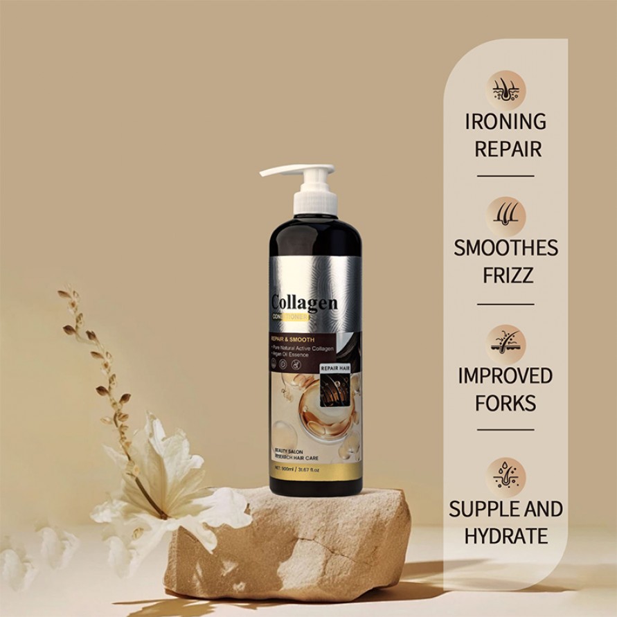 Organic Collagen Hair Conditioner Deep Repair Strengthening Organic Collagen Hair Conditioner Deep Repair Strengthening