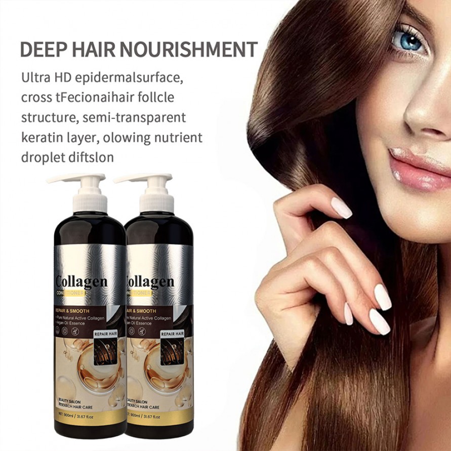 Organic Collagen Hair Conditioner Deep Repair Strengthening Organic Collagen Hair Conditioner Deep Repair Strengthening