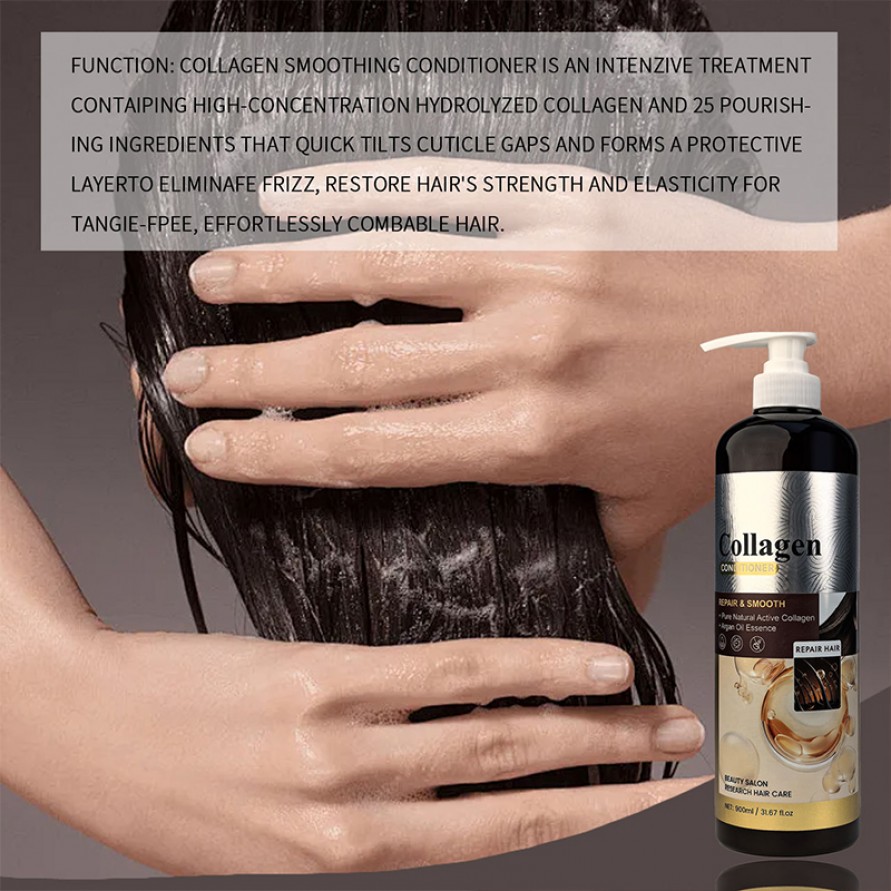 Organic Collagen Hair Conditioner Deep Repair Strengthening Organic Collagen Hair Conditioner Deep Repair Strengthening