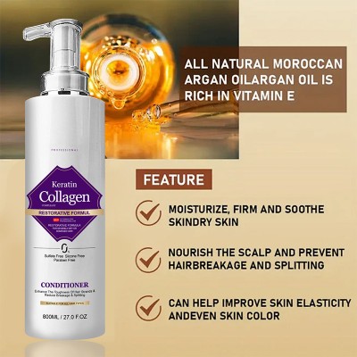 Collagen Hair Mask Conditioner Smooth Repair Deep Moisturizing Treatment