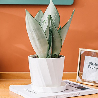 Pastoral style lightweight drainage flower pot