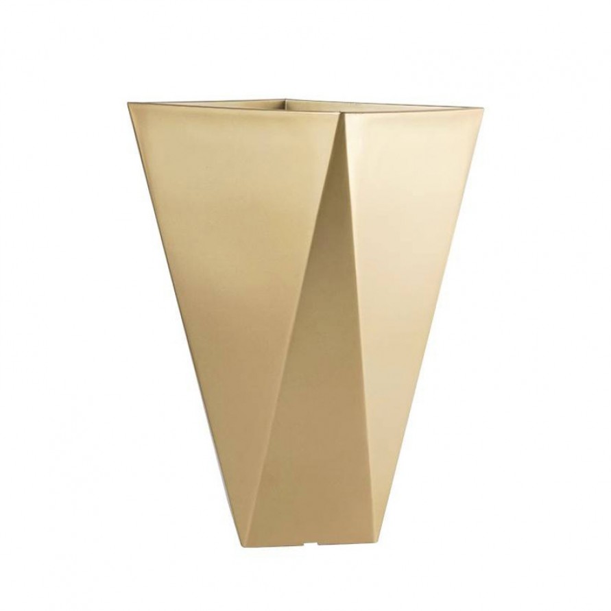 Rhombus-shaped minimalist plastic flower pot