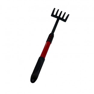 Five-pronged multi-functional garden rake