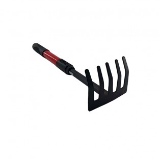 Five-pronged multi-functional garden rake