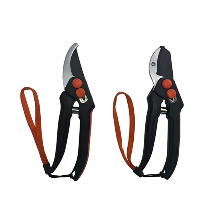 Industrial-grade long-handled garden pruning shears