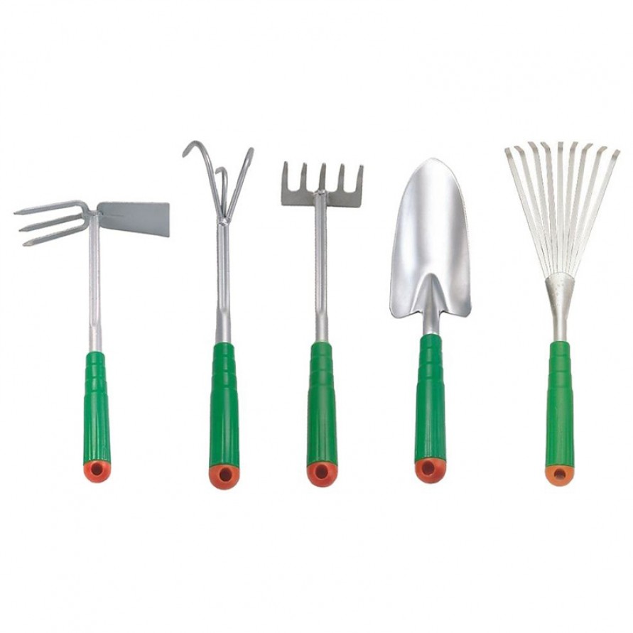 5-piece heavy-duty gardening hand tool set