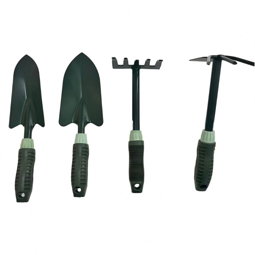 Multifunctional stainless steel gardening tool set