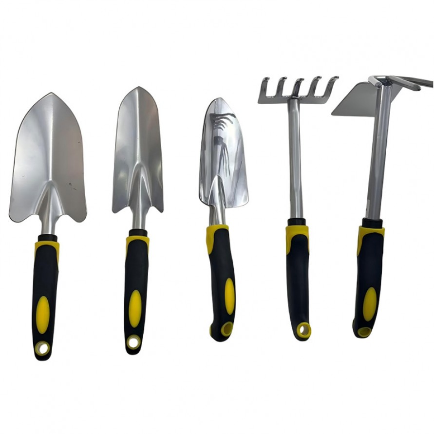 Stainless steel gardening five-piece set