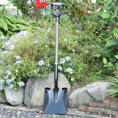Multifunctional metal trowel for lawns and gardens