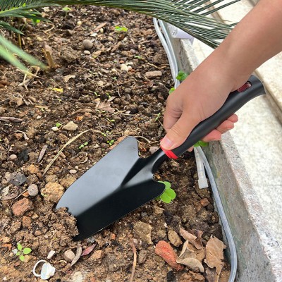 Small stainless steel garden trowel