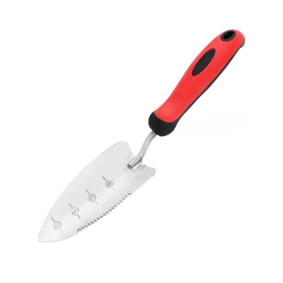 Stainless steel mini garden trowel with plastic handle
