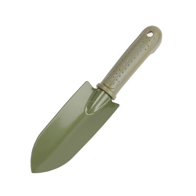 Ergonomic aluminum gardening trowel