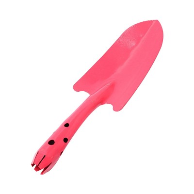 Green lightweight carbon steel transplanting trowel