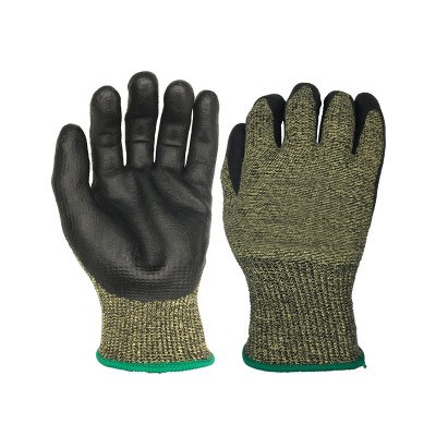 Cut-resistant knitted acrylic gloves