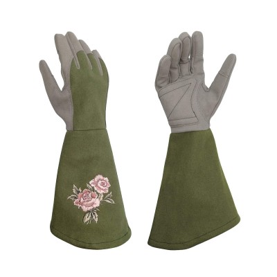 High-quality embroidered gardening and protective gloves