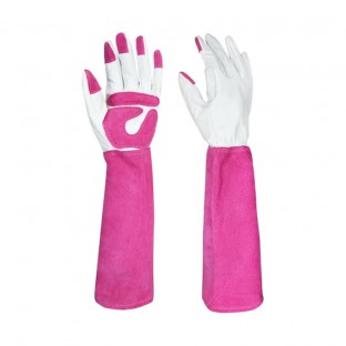 Breathable long-sleeved gardening gloves