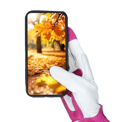 Breathable long-sleeved gardening gloves