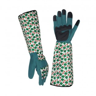 Forearm-protecting puncture-resistant gardening gloves