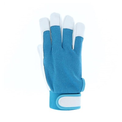 Microfiber silicone gardening gloves with finger protection