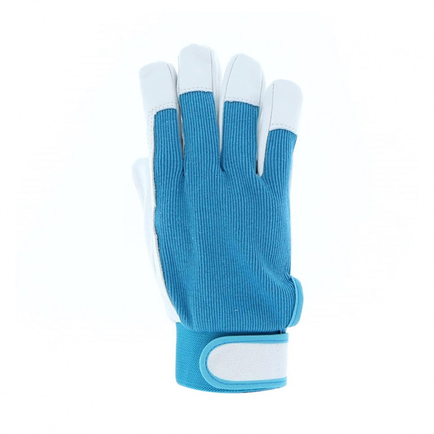 Microfiber silicone gardening gloves with finger protection