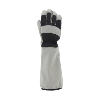 Long-sleeved goatskin gardening gloves