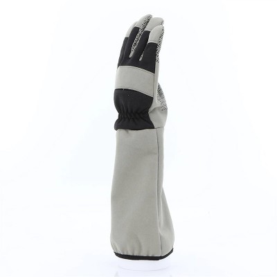 Long-sleeved goatskin gardening gloves