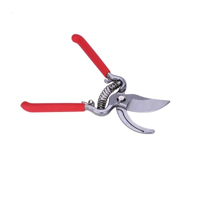 Carbon steel bypass pruning shears for gardening