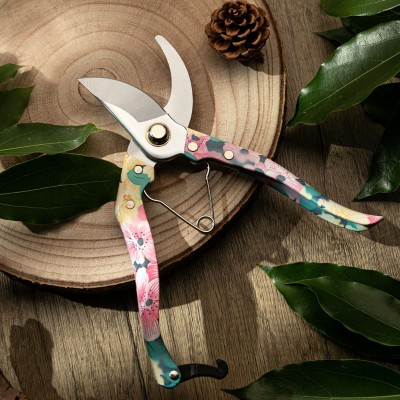 Long-handled tree pruning shears garden tools