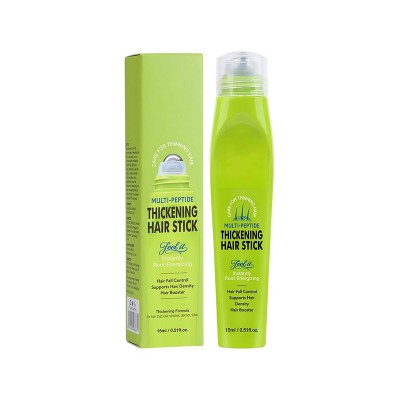 Peptide Roll-On Scalp Treatment Serum for Hair Density, Anti-Hair Loss, Smooth Frizz, Volume & Shine, Portable