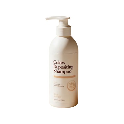 3-in-1 Color Depositing Shampoo Gentle Cleanse Condition Curly Hair Dye
