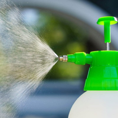 Handheld plastic garden sprayer